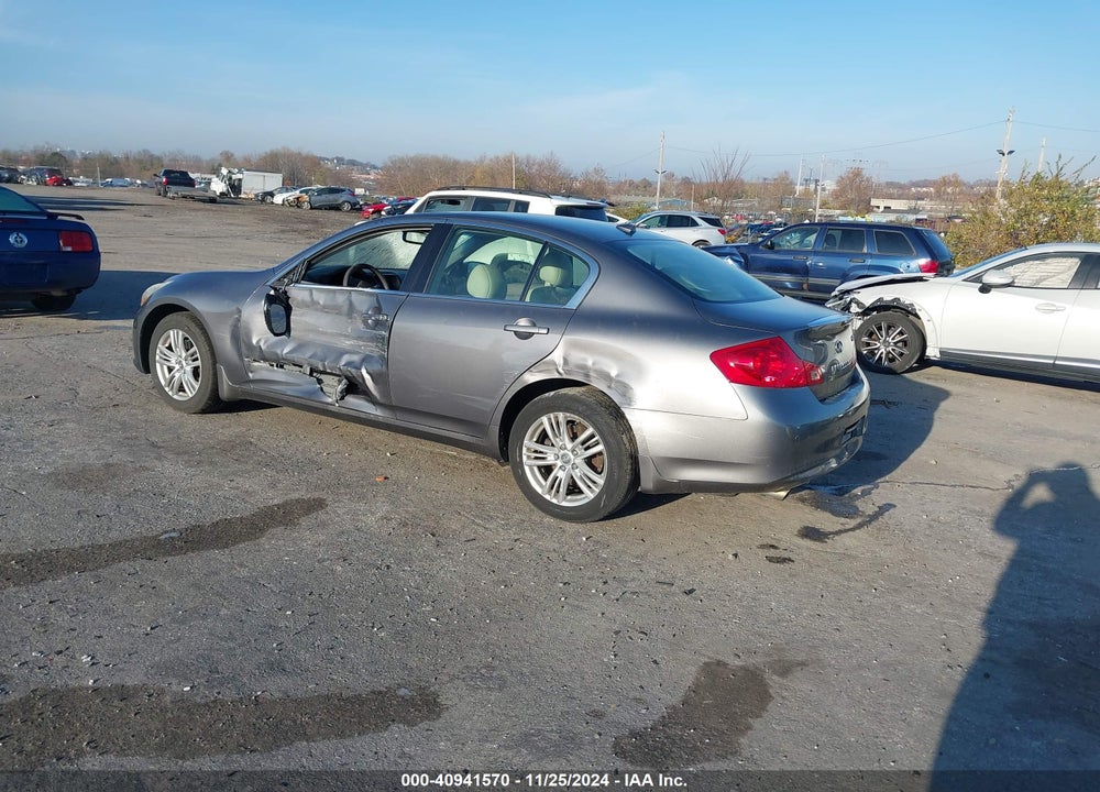 2012 INFINITI G37X VIN: JN1CV6AR7CM681904