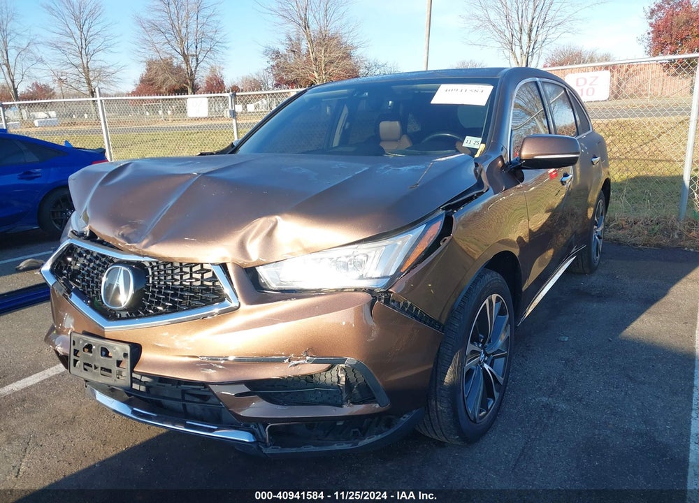 2020 ACURA MDX TECHNOLOGY PACKAGE VIN: 5J8YD4H59LL036093