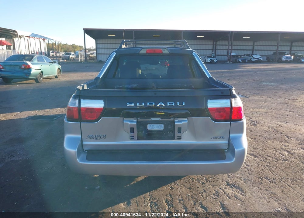 2003 SUBARU BAJA VIN: 4S4BT61CX37100691