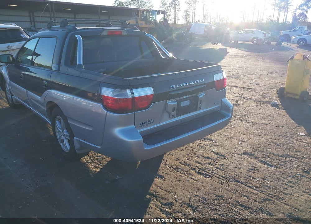 2003 SUBARU BAJA VIN: 4S4BT61CX37100691