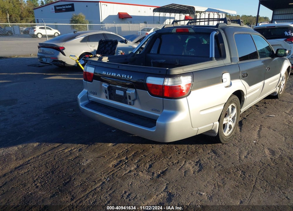 2003 SUBARU BAJA VIN: 4S4BT61CX37100691