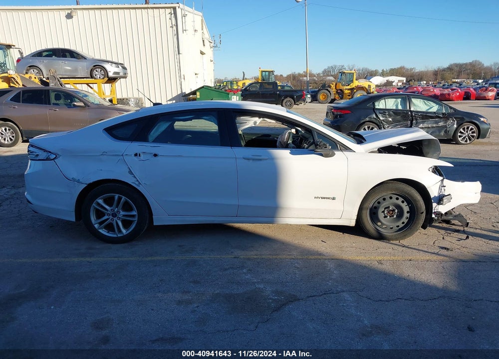 2018 FORD FUSION HYBRID SE VIN: 3FA6P0LU4JR153542