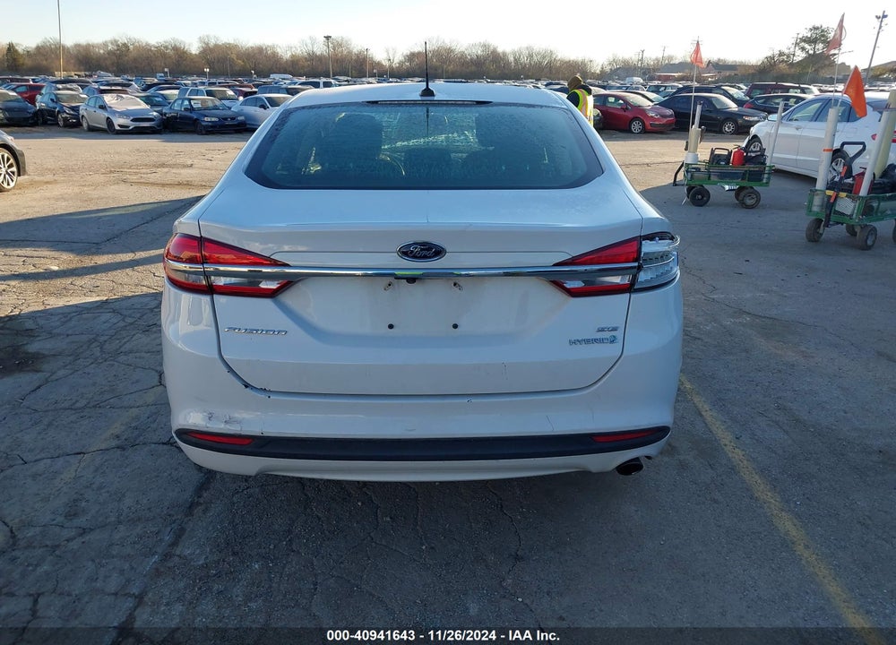 2018 FORD FUSION HYBRID SE VIN: 3FA6P0LU4JR153542
