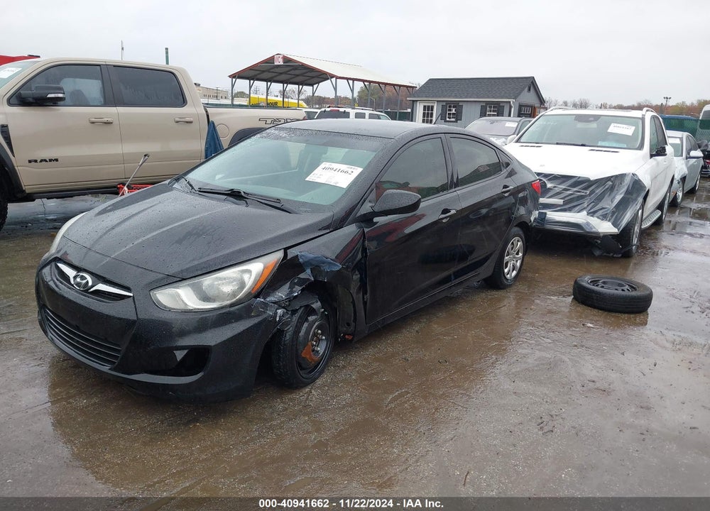 2013 HYUNDAI ACCENT GLS VIN: KMHCT4AE7DU577494