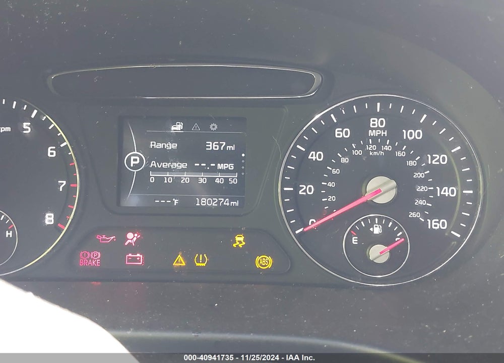 2017 KIA SORENTO 2.4L LX VIN: 5XYPGDA35HG236207