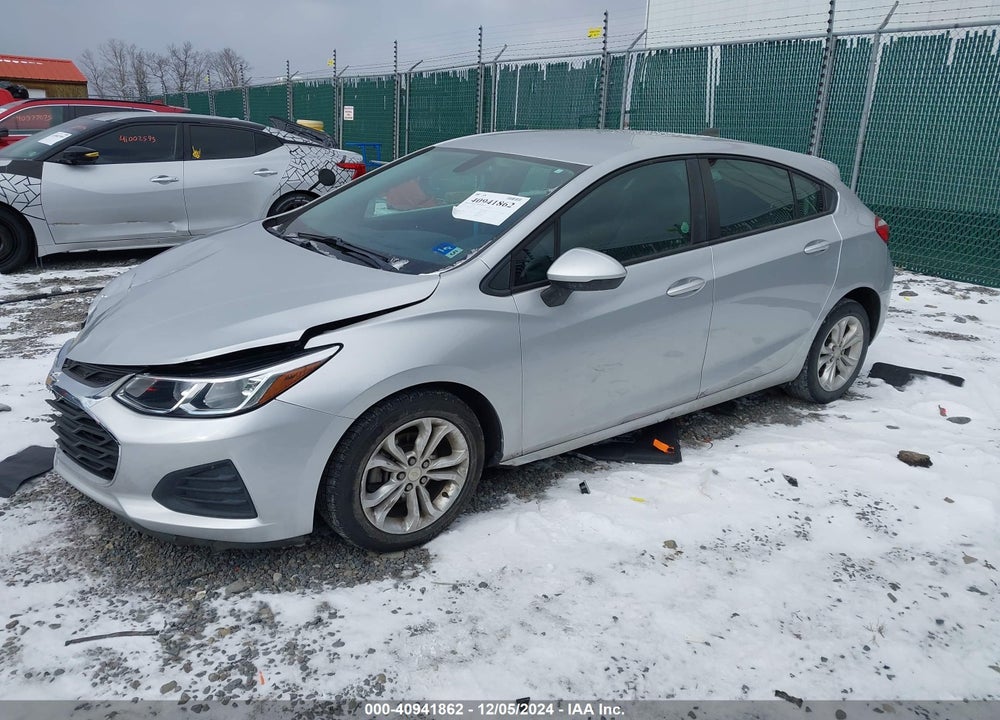 2019 CHEV CRUZE LS VIN: 3G1BC6SM4KS601922