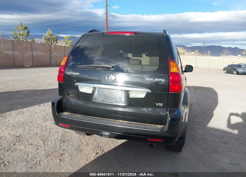 2003 LEXUS GX 470 VIN: JTJBT20X930021066