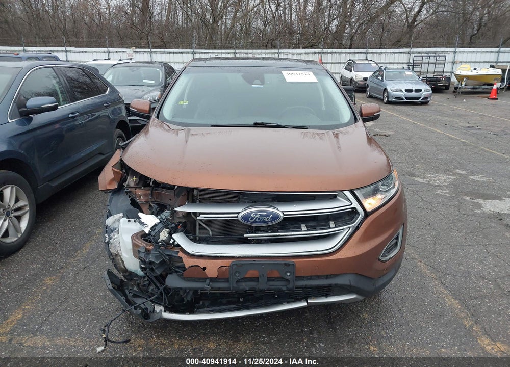 2017 FORD EDGE TITANIUM VIN: 2FMPK4K97HBB02901