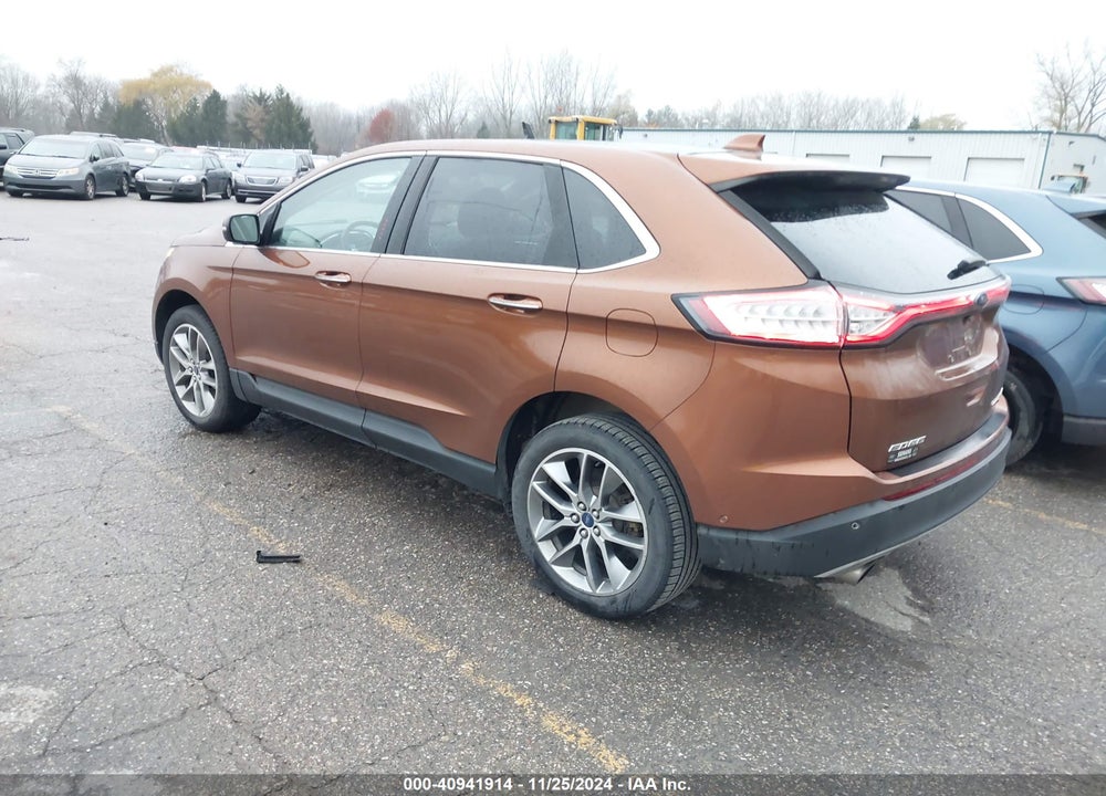 2017 FORD EDGE TITANIUM VIN: 2FMPK4K97HBB02901