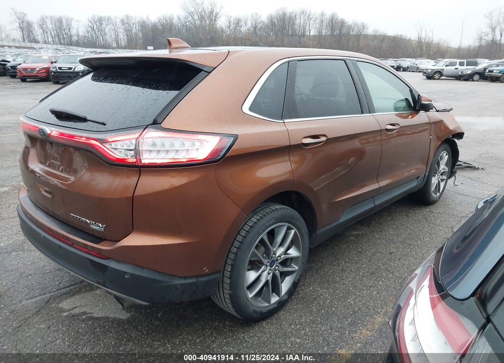 2017 FORD EDGE TITANIUM VIN: 2FMPK4K97HBB02901
