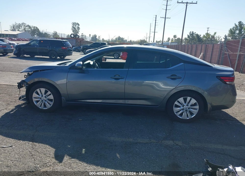 2022 NISSAN SENTRA S XTRONIC CVT VIN: 3N1AB8BVXNY282489