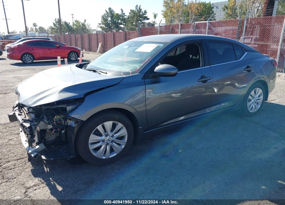 2022 NISSAN SENTRA S XTRONIC CVT VIN: 3N1AB8BVXNY282489