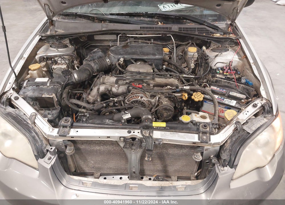 2007 SUBARU OUTBACK 2.5I BASIC VIN: 4S4BP61C276304398
