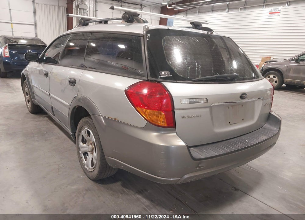 2007 SUBARU OUTBACK 2.5I BASIC VIN: 4S4BP61C276304398