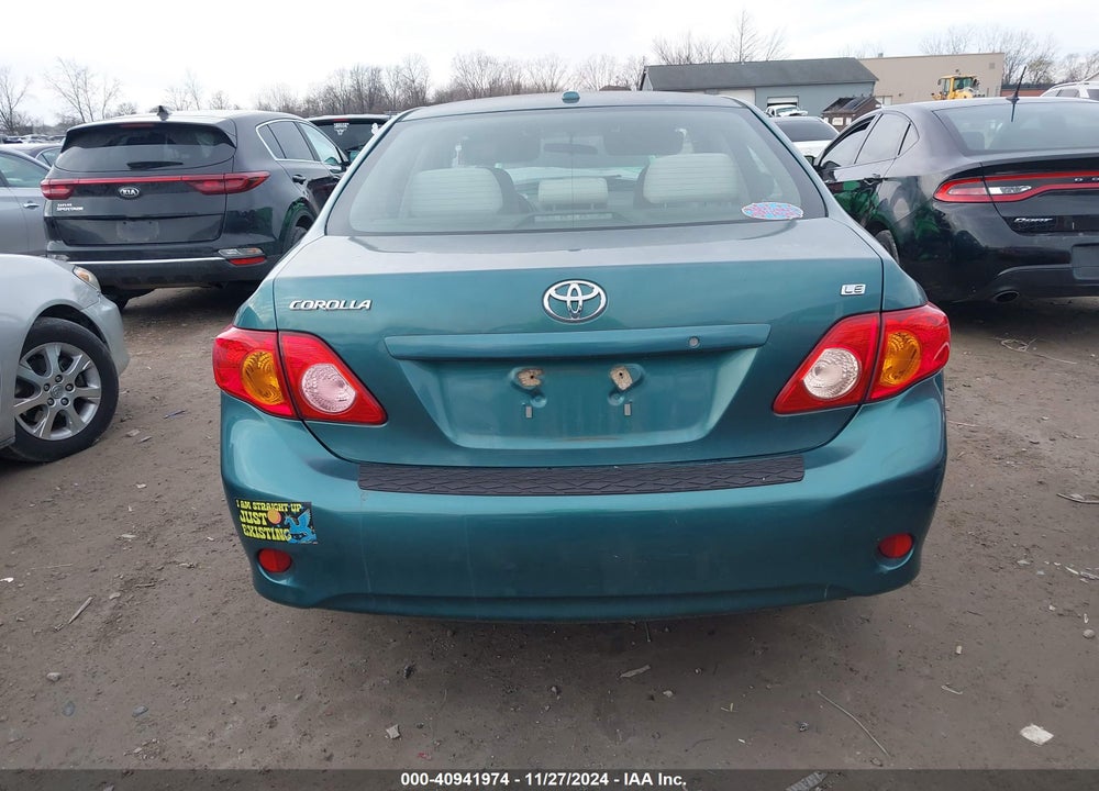 2009 TOYOTA COROLLA LE VIN: 1NXBU40E49Z145835
