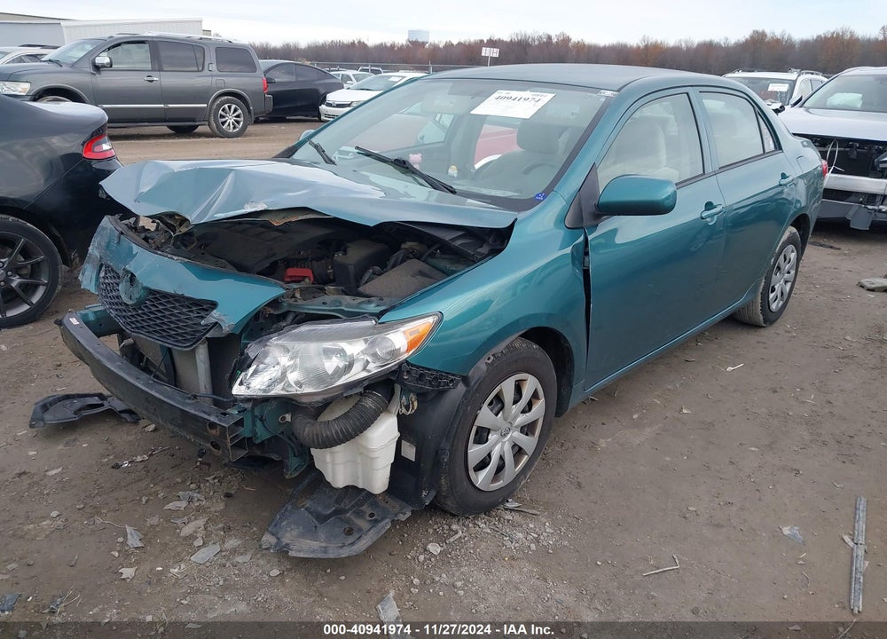 2009 TOYOTA COROLLA LE VIN: 1NXBU40E49Z145835