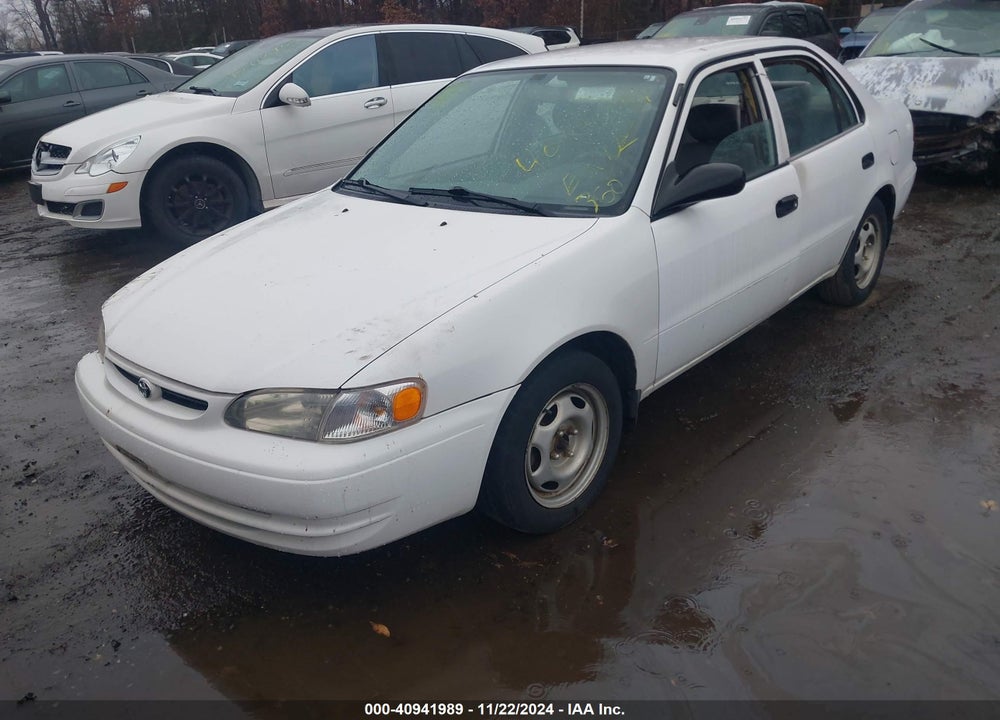 2000 TOYOTA COROLLA VE VIN: 2T1BR12E1YC299092