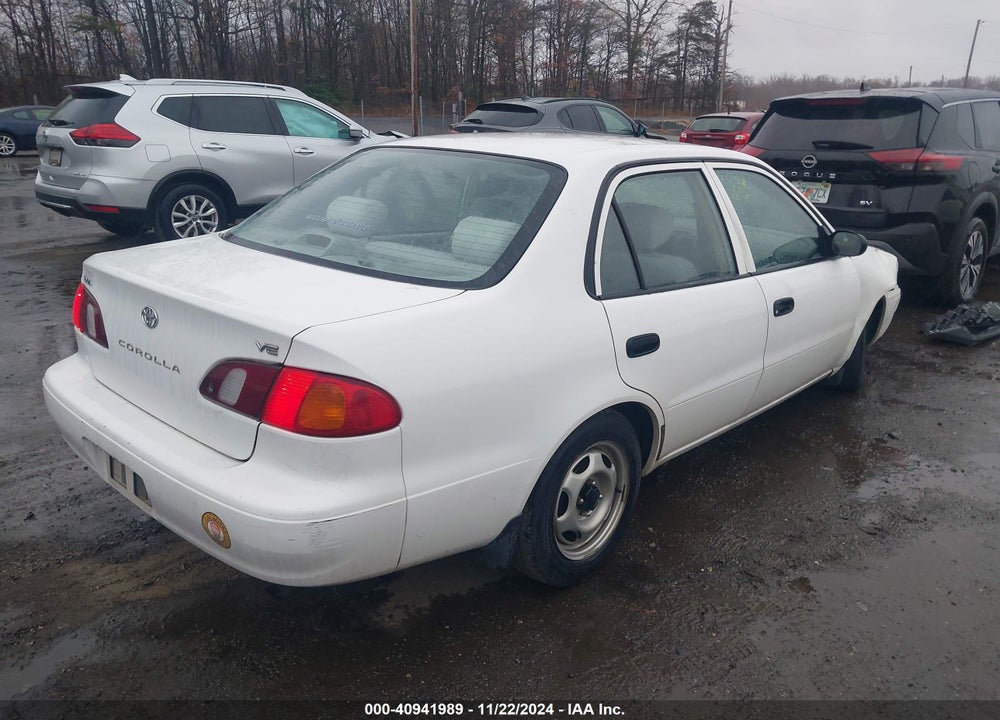 2000 TOYOTA COROLLA VE VIN: 2T1BR12E1YC299092