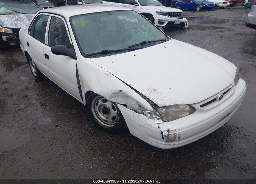 2000 TOYOTA COROLLA VE VIN: 2T1BR12E1YC299092