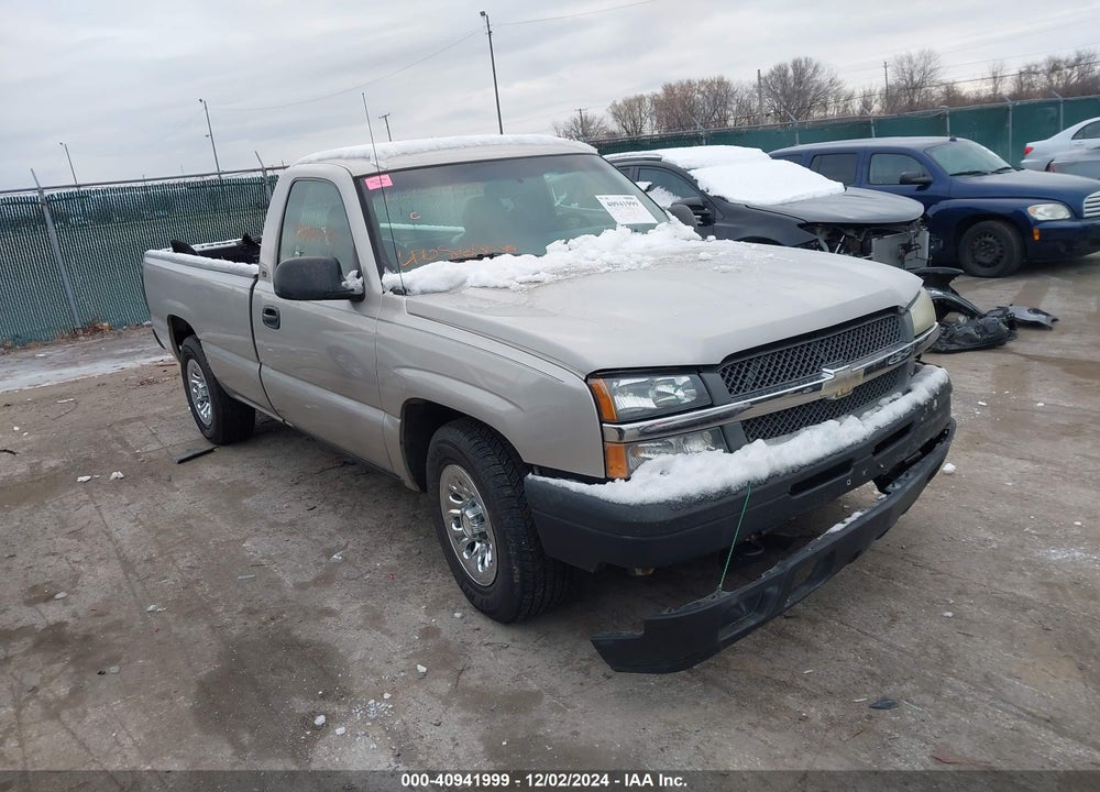 2005 CHEVROLET SILVERADO 1500 WORK TRUCK VIN: 1GCEC14X15Z284395