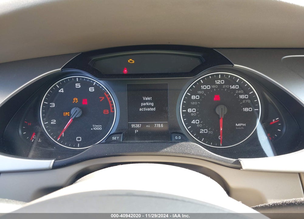 2011 AUDI A4 2.0T PREMIUM VIN: WAUEFAFLXBN033781