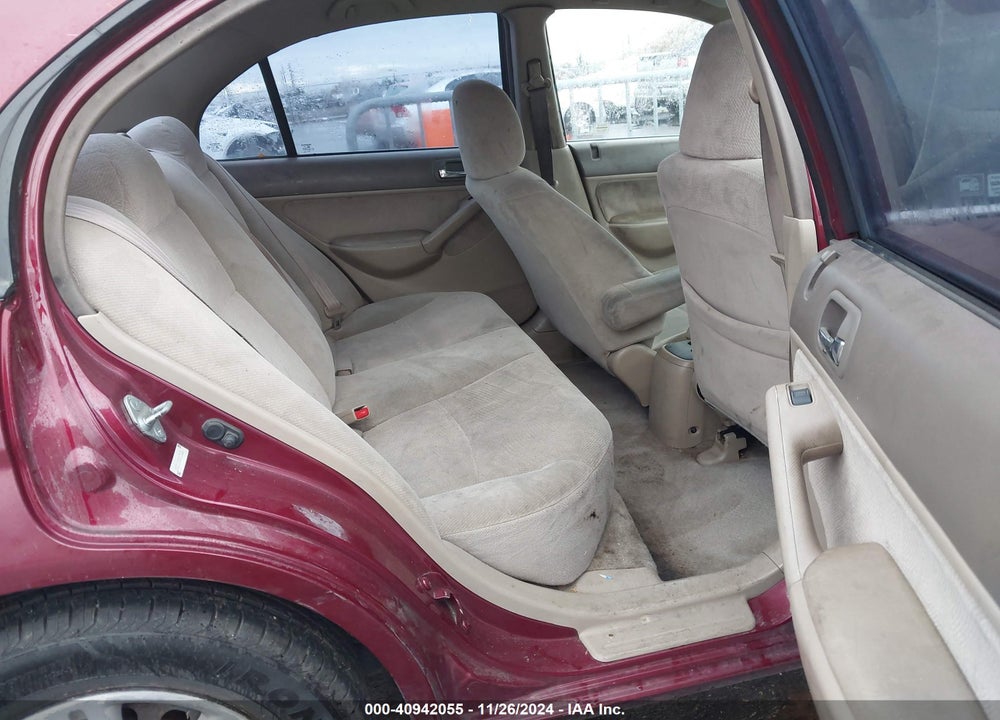 2002 HONDA CIVIC LX VIN: 2HGES16582H535621