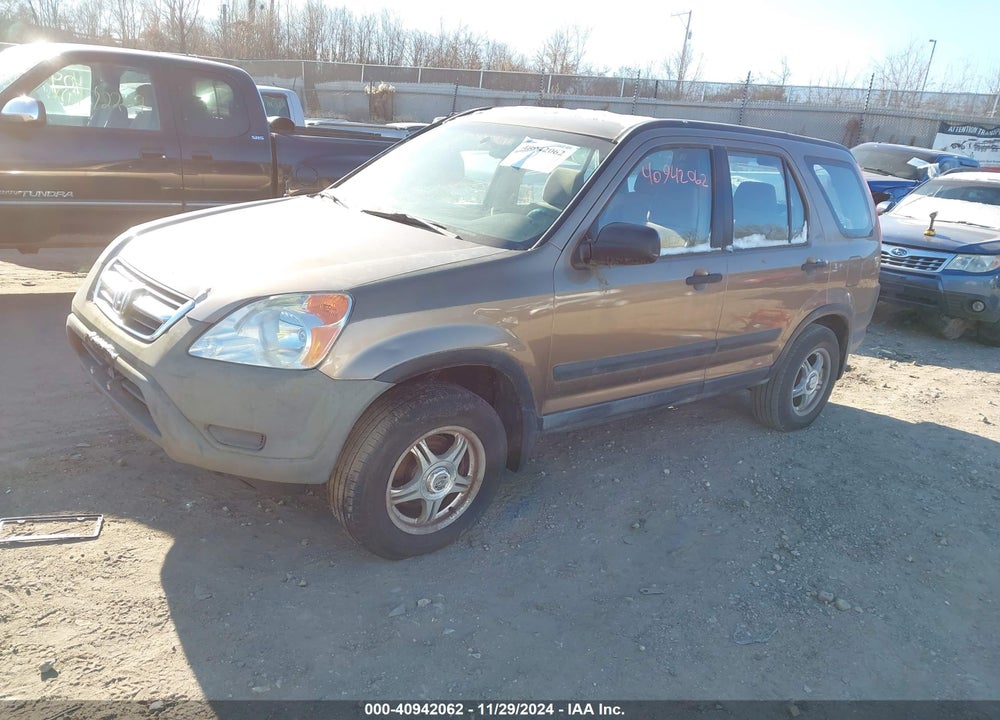 2002 HONDA CR-V LX VIN: JHLRD68472C001527