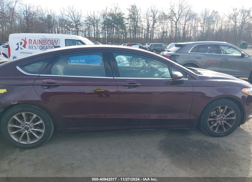 2017 FORD FUSION VIN: 3FA6P0HD8HR137038