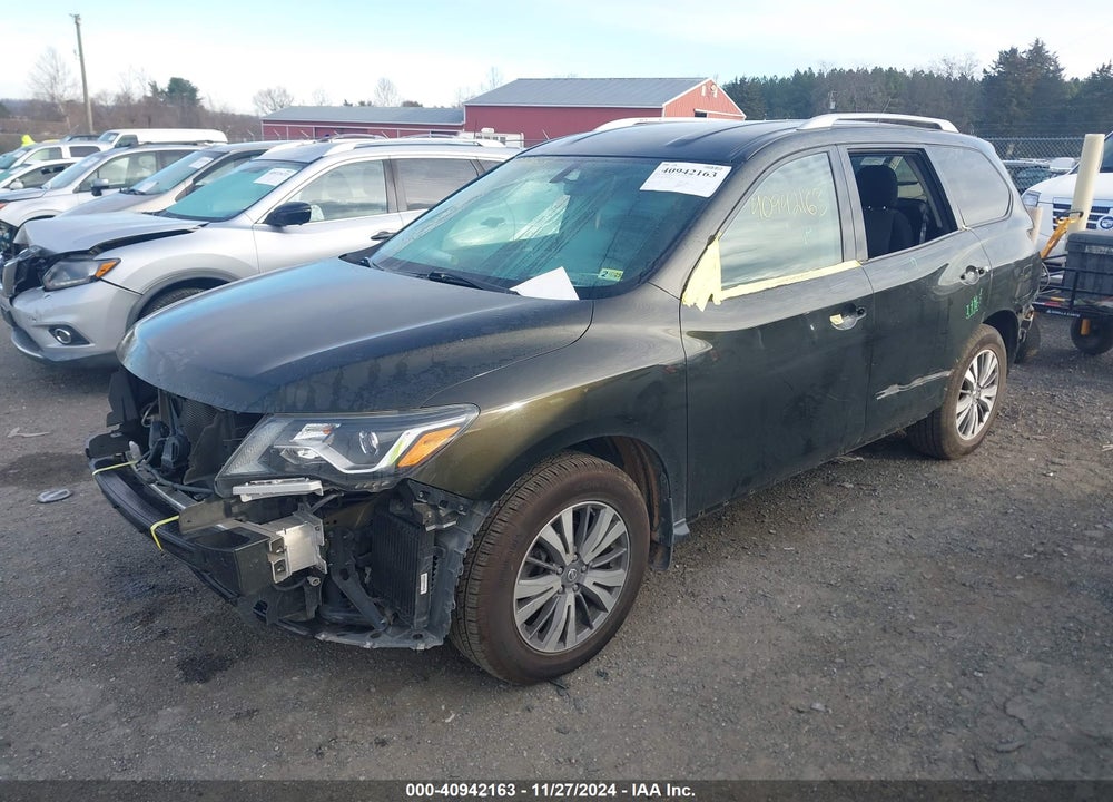 2017 NISSAN PATHFINDER S VIN: 5N1DR2MN5HC616579