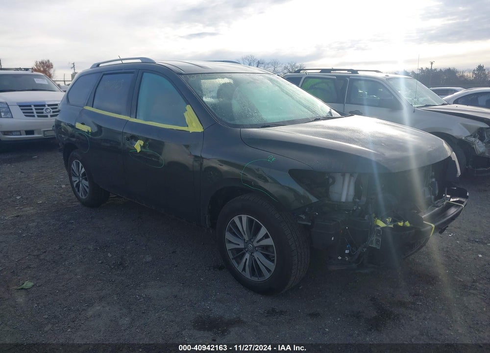 2017 NISSAN PATHFINDER S VIN: 5N1DR2MN5HC616579