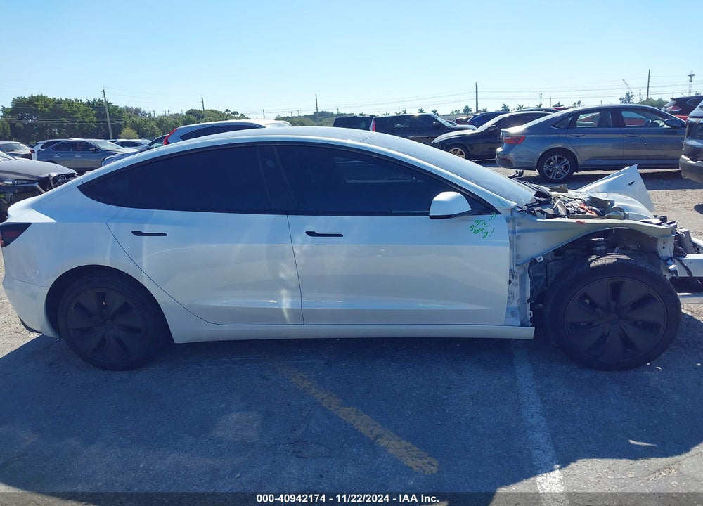 2024 TESLA MODEL 3 REAR-WHEEL DRIVE VIN: 5YJ3E1EA9RF765650