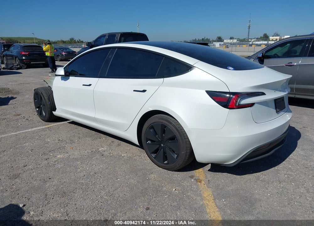 2024 TESLA MODEL 3 REAR-WHEEL DRIVE VIN: 5YJ3E1EA9RF765650