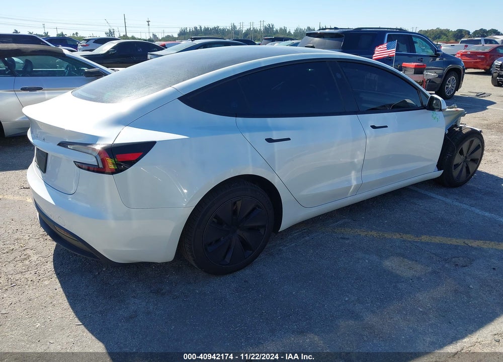 2024 TESLA MODEL 3 REAR-WHEEL DRIVE VIN: 5YJ3E1EA9RF765650