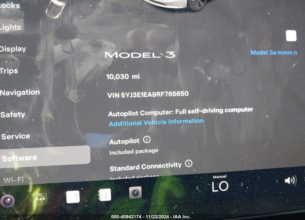 2024 TESLA MODEL 3 REAR-WHEEL DRIVE VIN: 5YJ3E1EA9RF765650