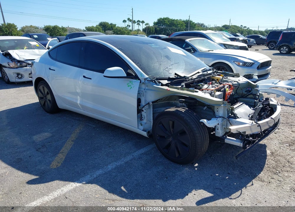 2024 TESLA MODEL 3 REAR-WHEEL DRIVE VIN: 5YJ3E1EA9RF765650