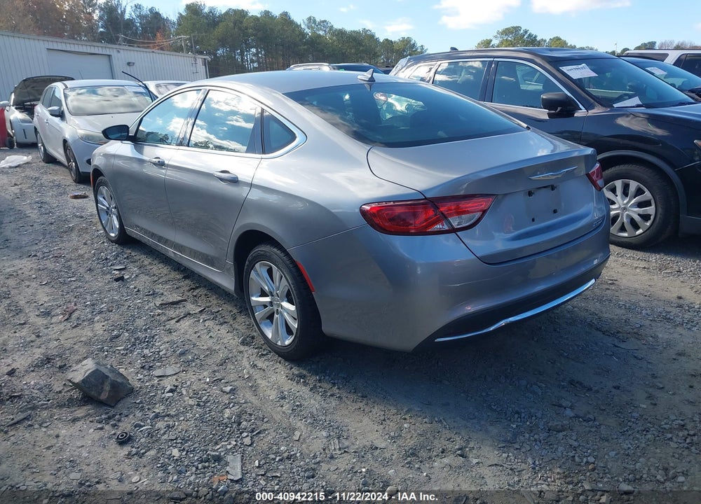 2016 CHRYSLER 200 LIMITED PLATINUM VIN: 1C3CCCABXGN178358