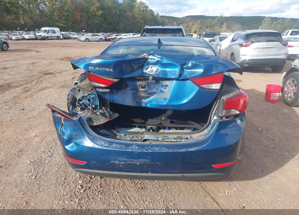 2015 HYUNDAI ELANTRA SE VIN: KMHDH4AE6FU431127