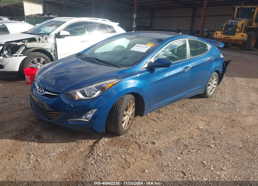 2015 HYUNDAI ELANTRA SE VIN: KMHDH4AE6FU431127