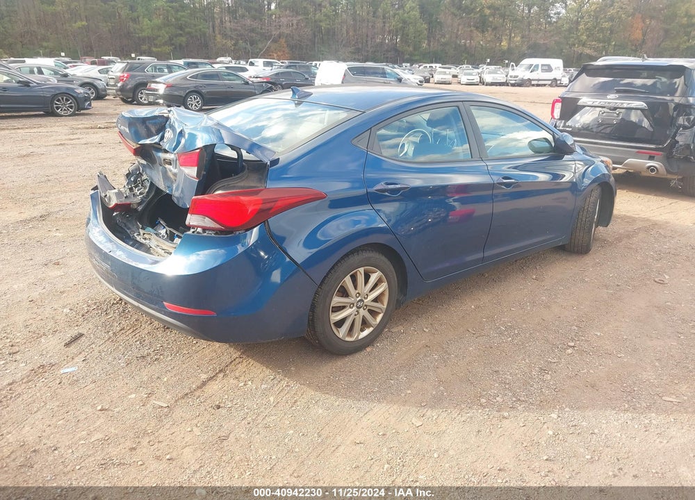 2015 HYUNDAI ELANTRA SE VIN: KMHDH4AE6FU431127
