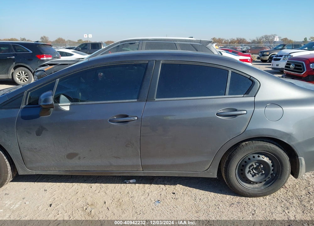 2012 HONDA CIVIC LX VIN: 2HGFB2F5XCH595539