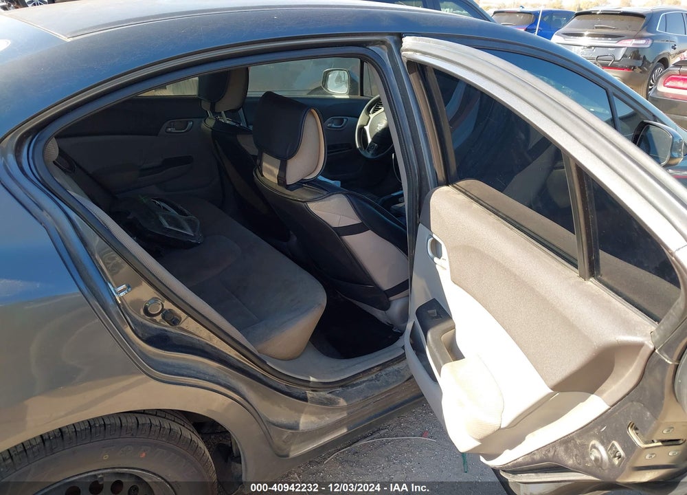 2012 HONDA CIVIC LX VIN: 2HGFB2F5XCH595539