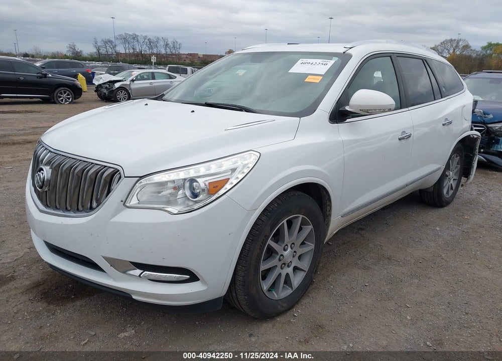 2017 BUICK ENCLAVE LEATHER VIN: 5GAKRBKD7HJ306808