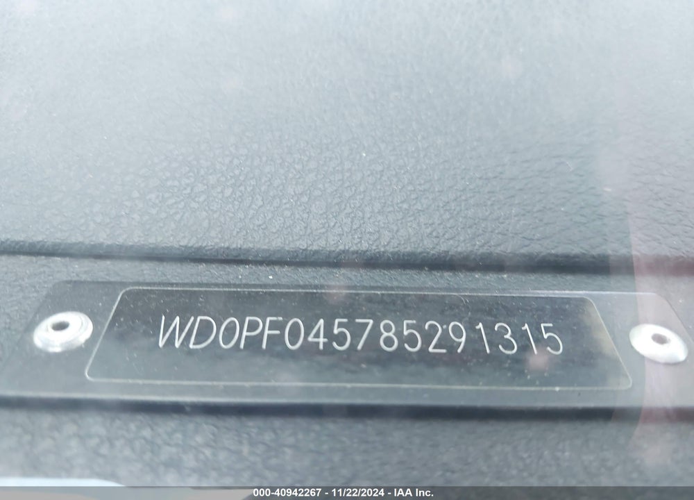 2008 DODGE SPRINTER 3500 VIN: WD0PF045785291315