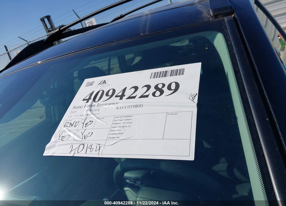 2023 TOYOTA RAV4 HYBRID WOODLAND EDITION VIN: 2T3UWRFV8PW176775