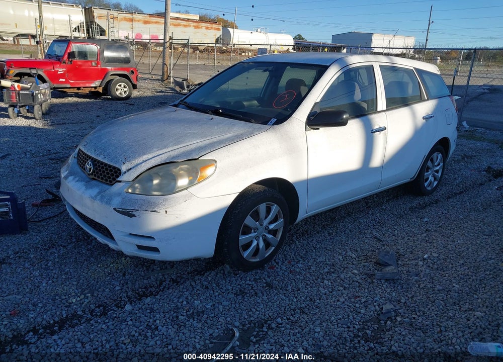2004 TOYOTA MATRIX STANDARD VIN: 2T1KR32E04C181542