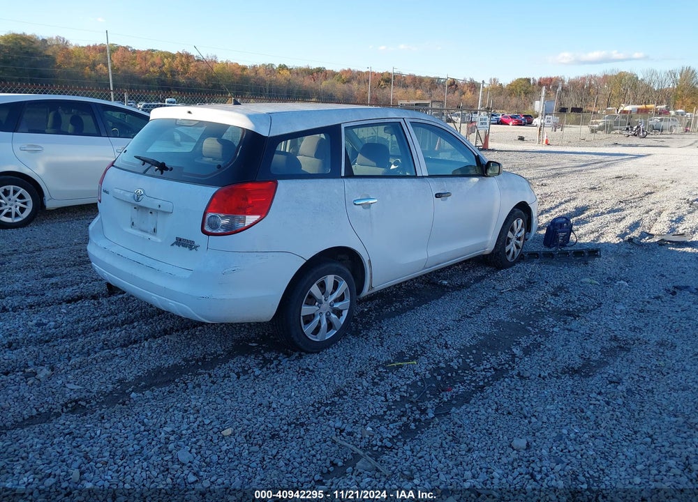 2004 TOYOTA MATRIX STANDARD VIN: 2T1KR32E04C181542