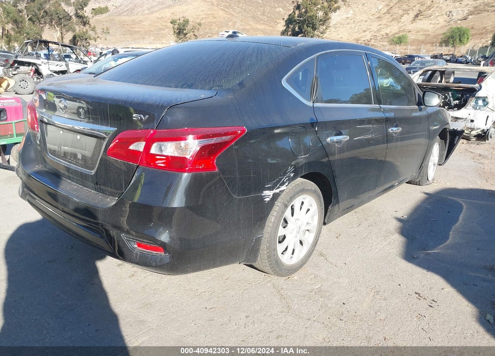 2019 NISSAN SENTRA SV VIN: 3N1AB7AP7KY394109