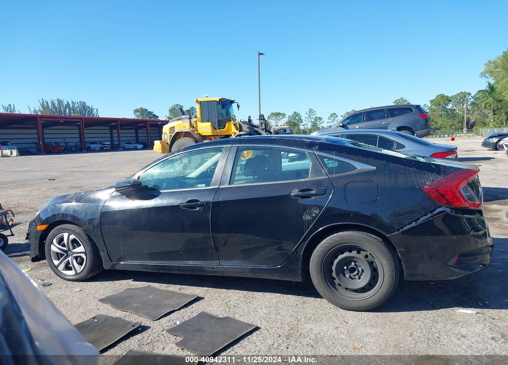2018 HONDA CIVIC LX VIN: 19XFC2F54JE032748