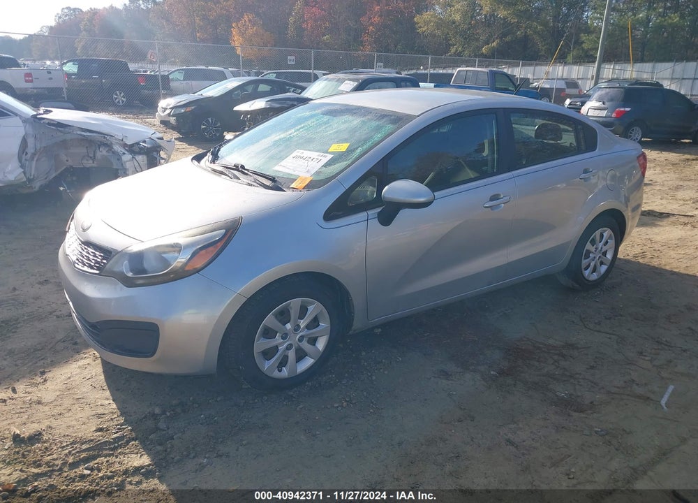 2013 KIA RIO LX VIN: KNADM4A33D6290711