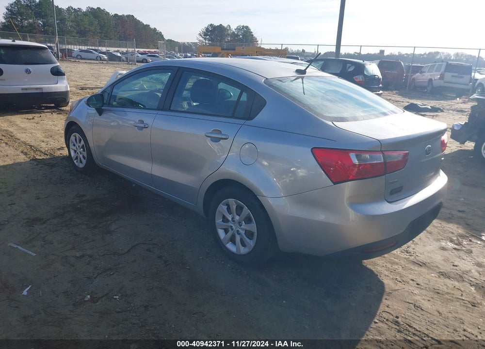 2013 KIA RIO LX VIN: KNADM4A33D6290711